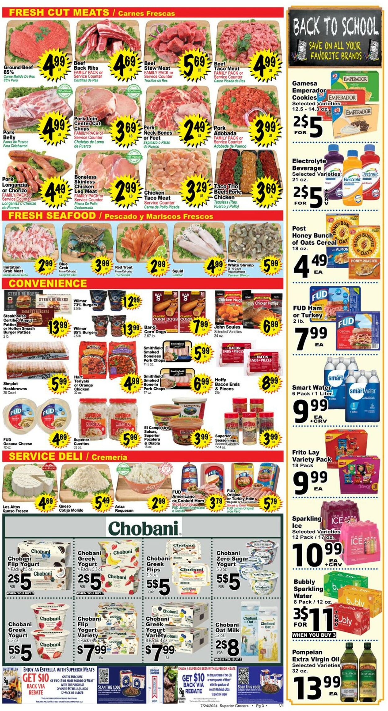 Catalogue Superior Grocers from 07/24/2024