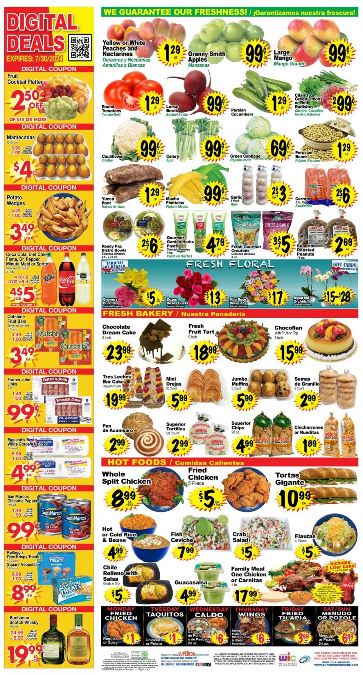 Catalogue Superior Grocers from 07/24/2024