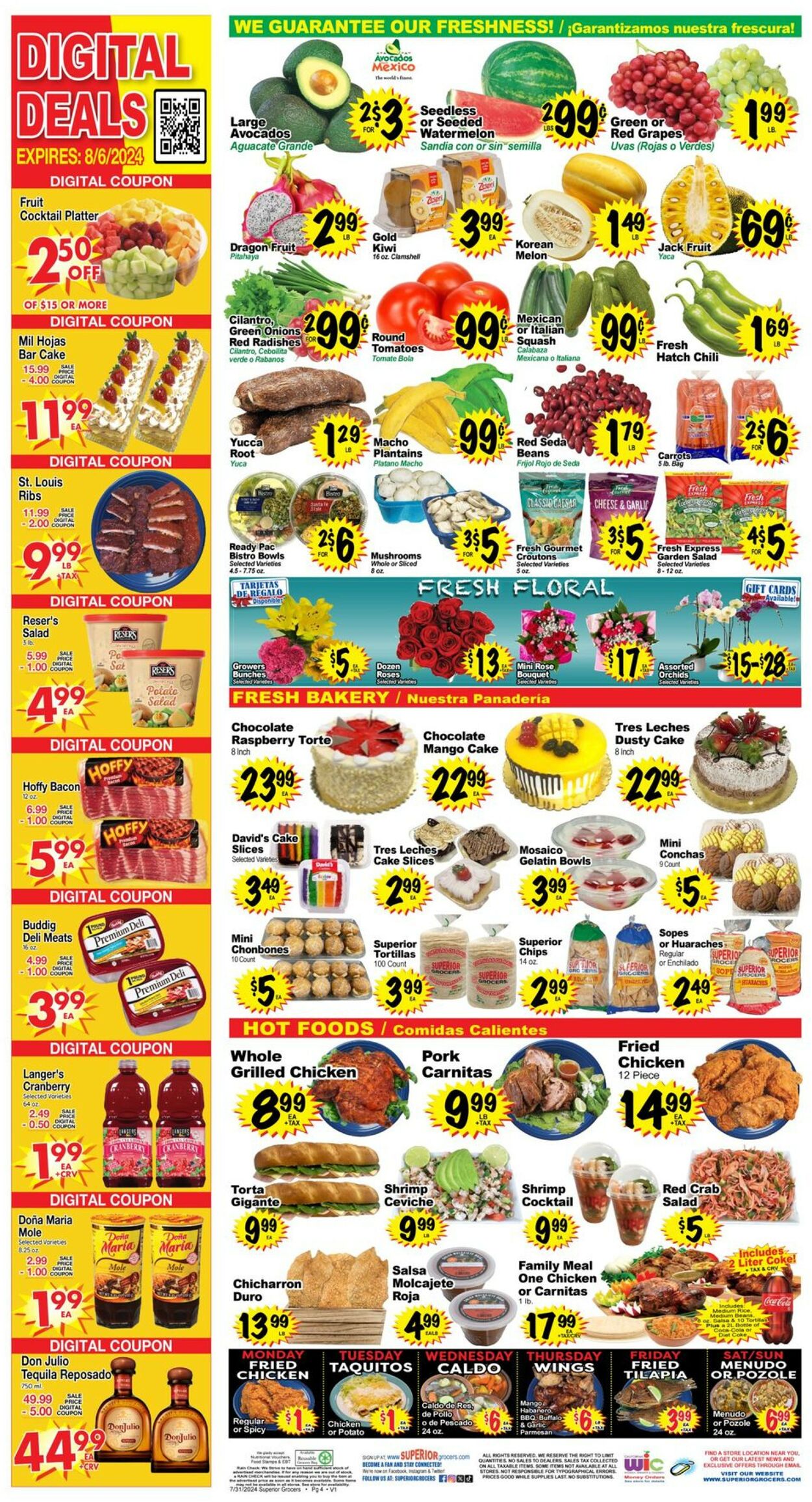 Catalogue Superior Grocers from 07/31/2024