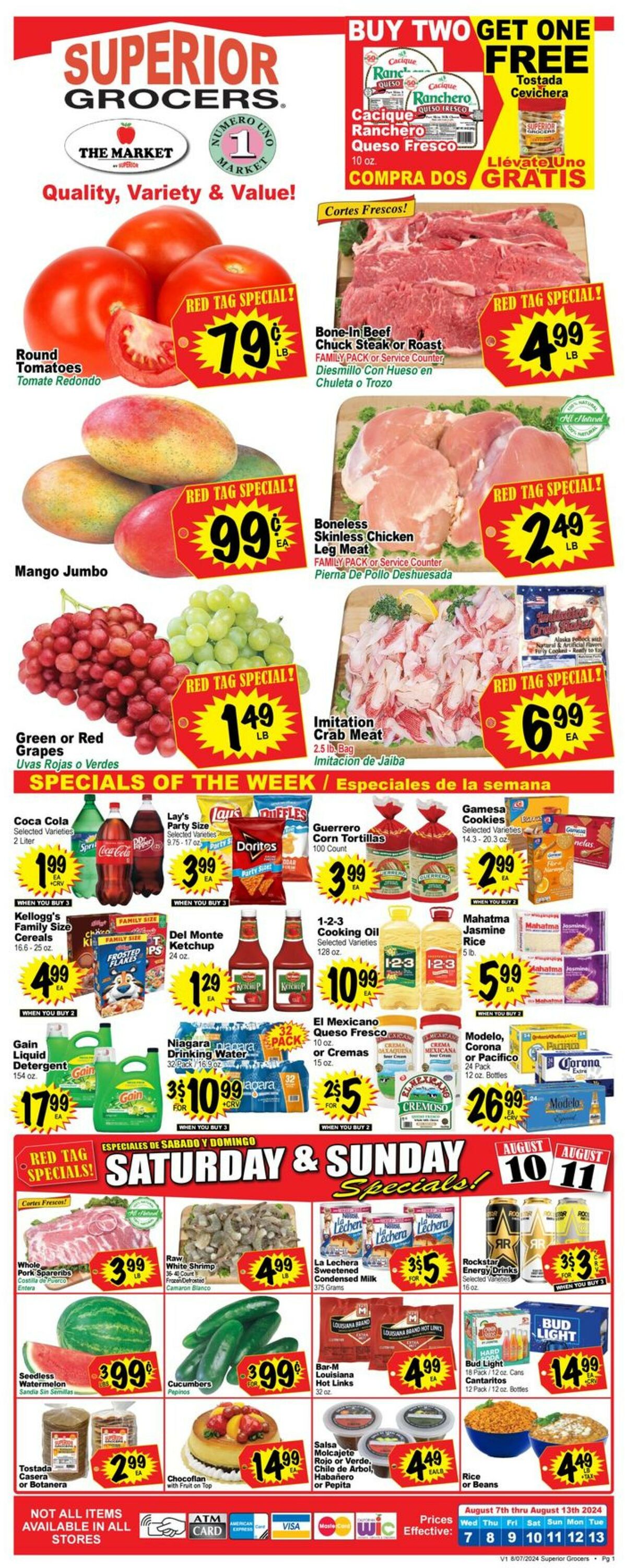 Catalogue Superior Grocers from 08/07/2024