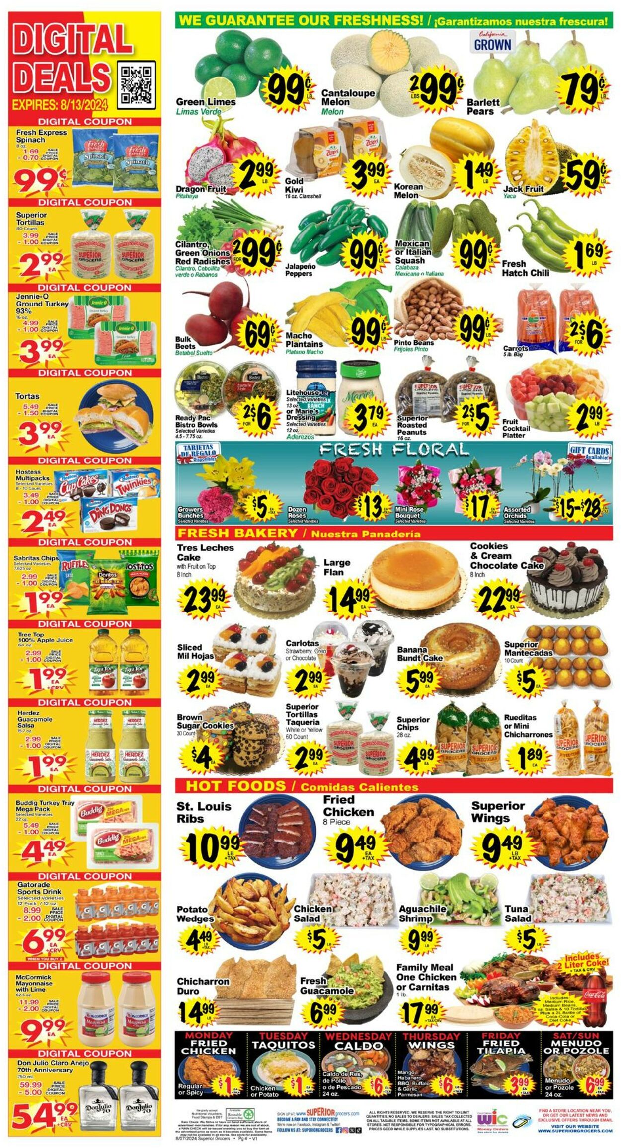 Catalogue Superior Grocers from 08/07/2024