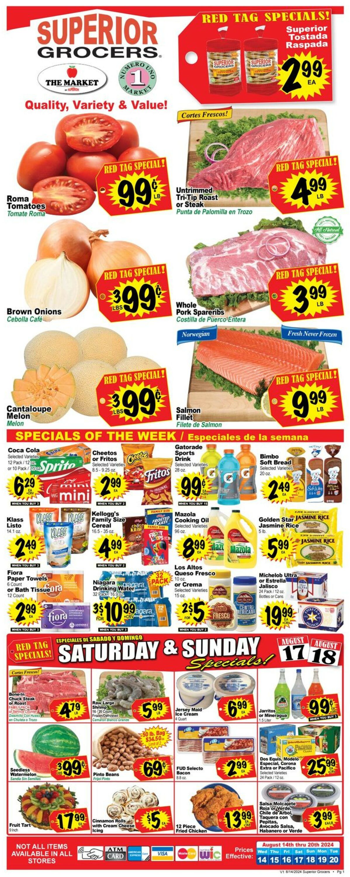 Catalogue Superior Grocers from 08/14/2024