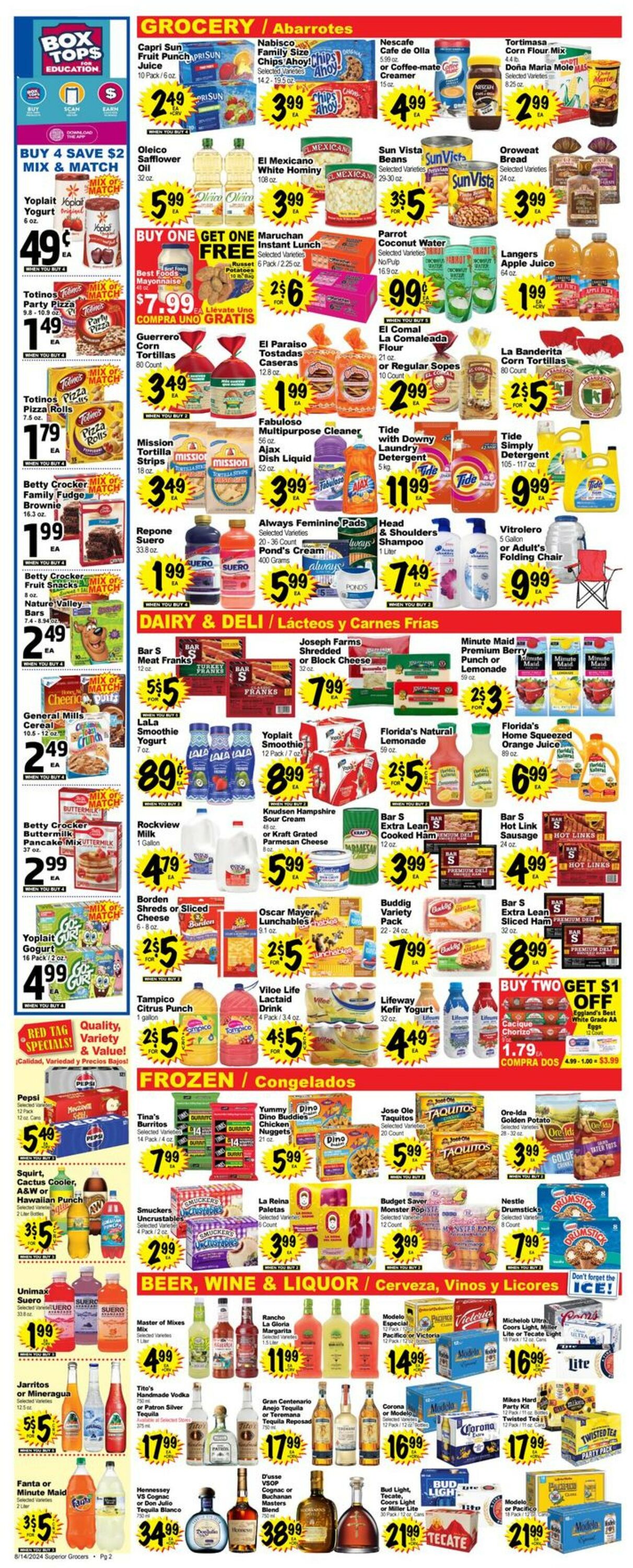 Catalogue Superior Grocers from 08/14/2024