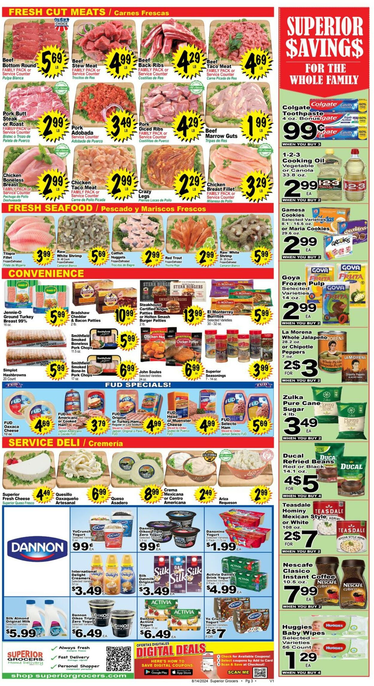 Catalogue Superior Grocers from 08/14/2024