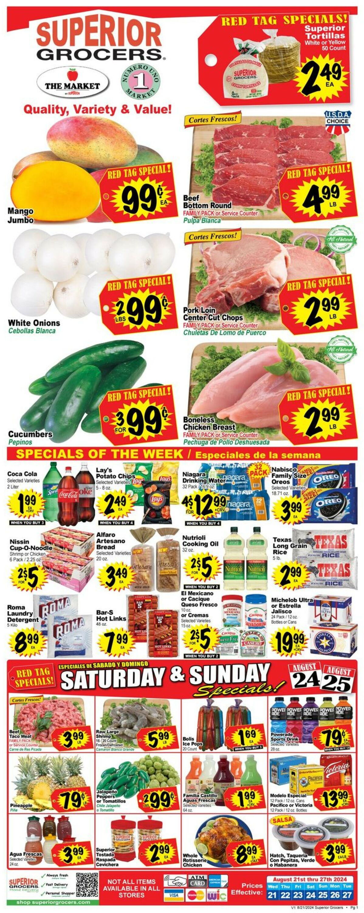 Catalogue Superior Grocers from 08/21/2024