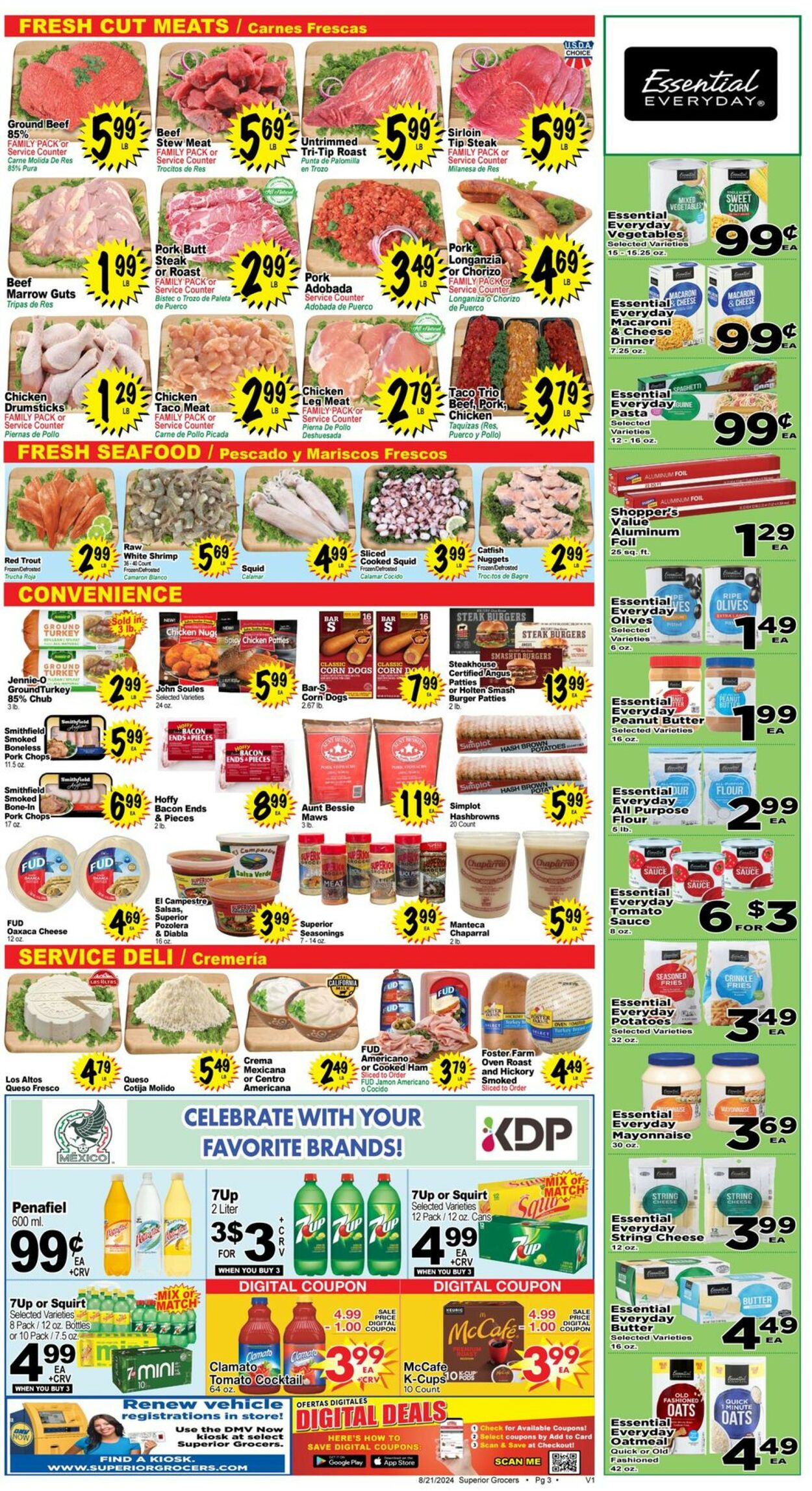 Catalogue Superior Grocers from 08/21/2024