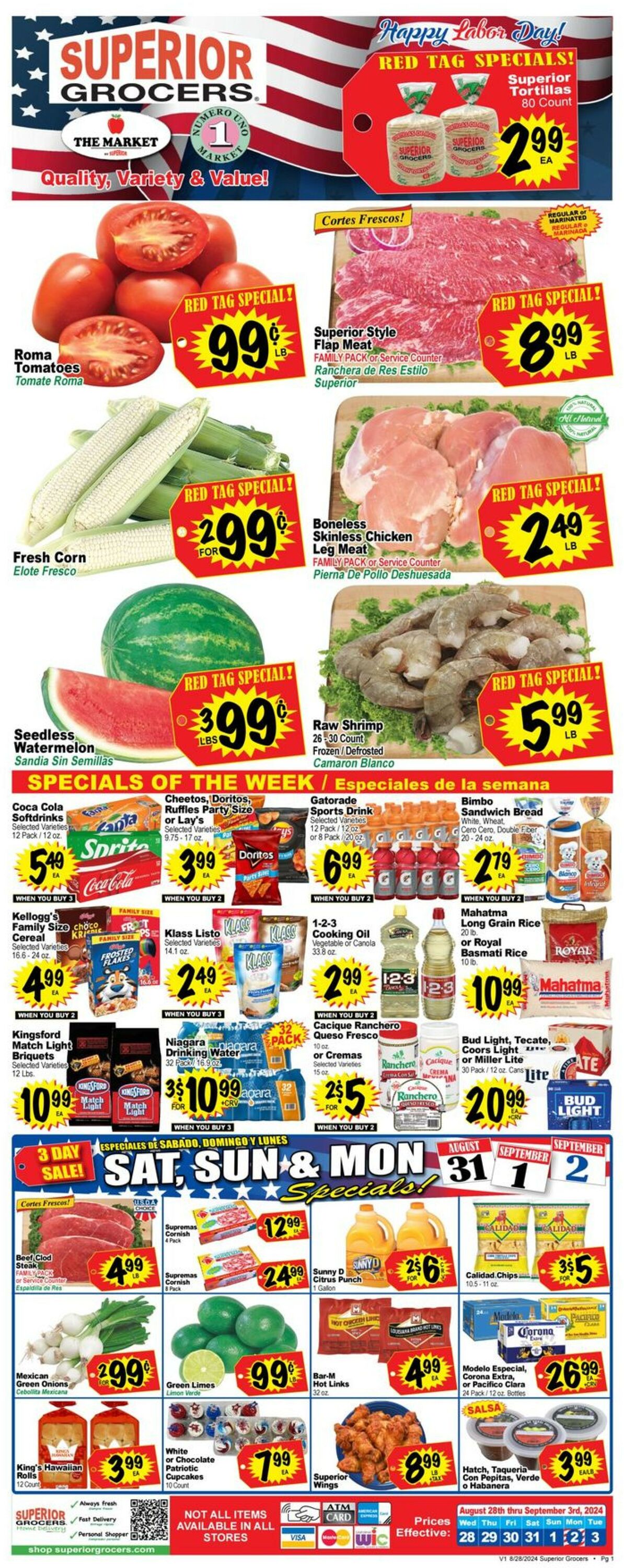 Catalogue Superior Grocers from 08/28/2024