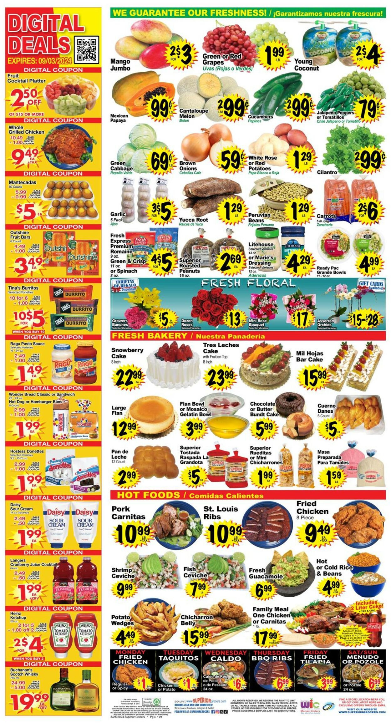 Catalogue Superior Grocers from 08/28/2024