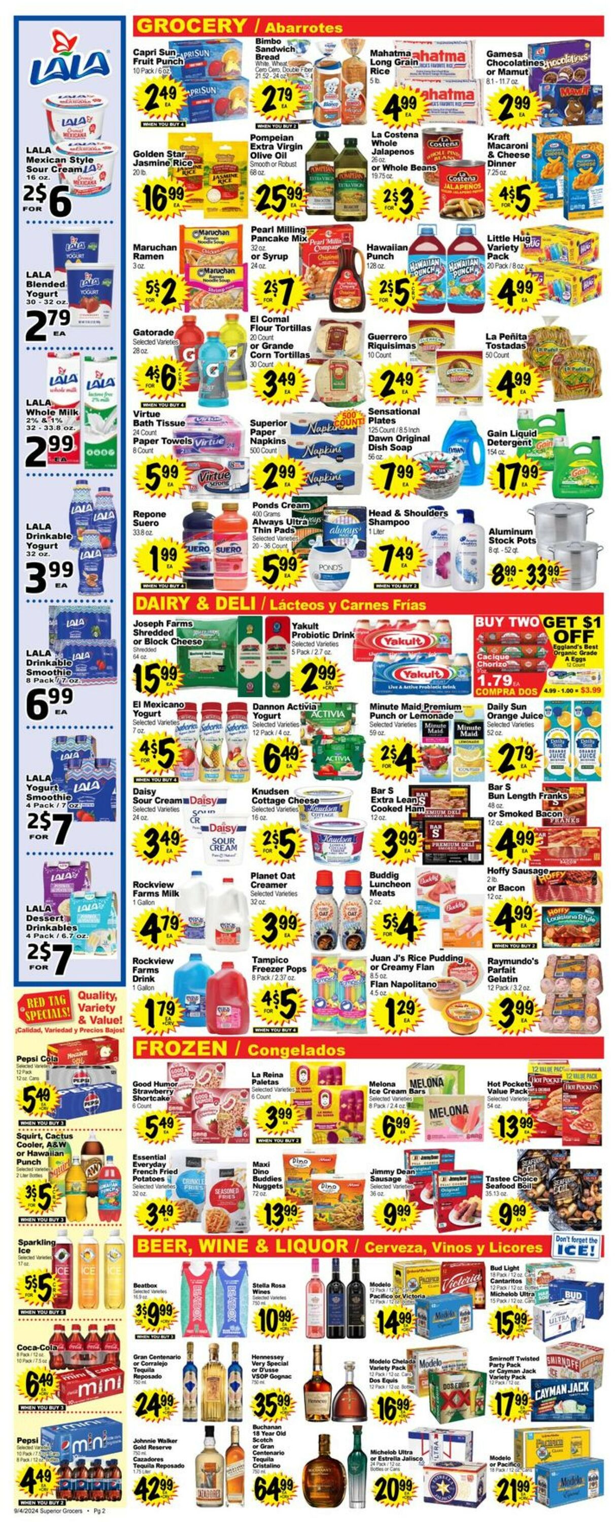 Catalogue Superior Grocers from 09/04/2024