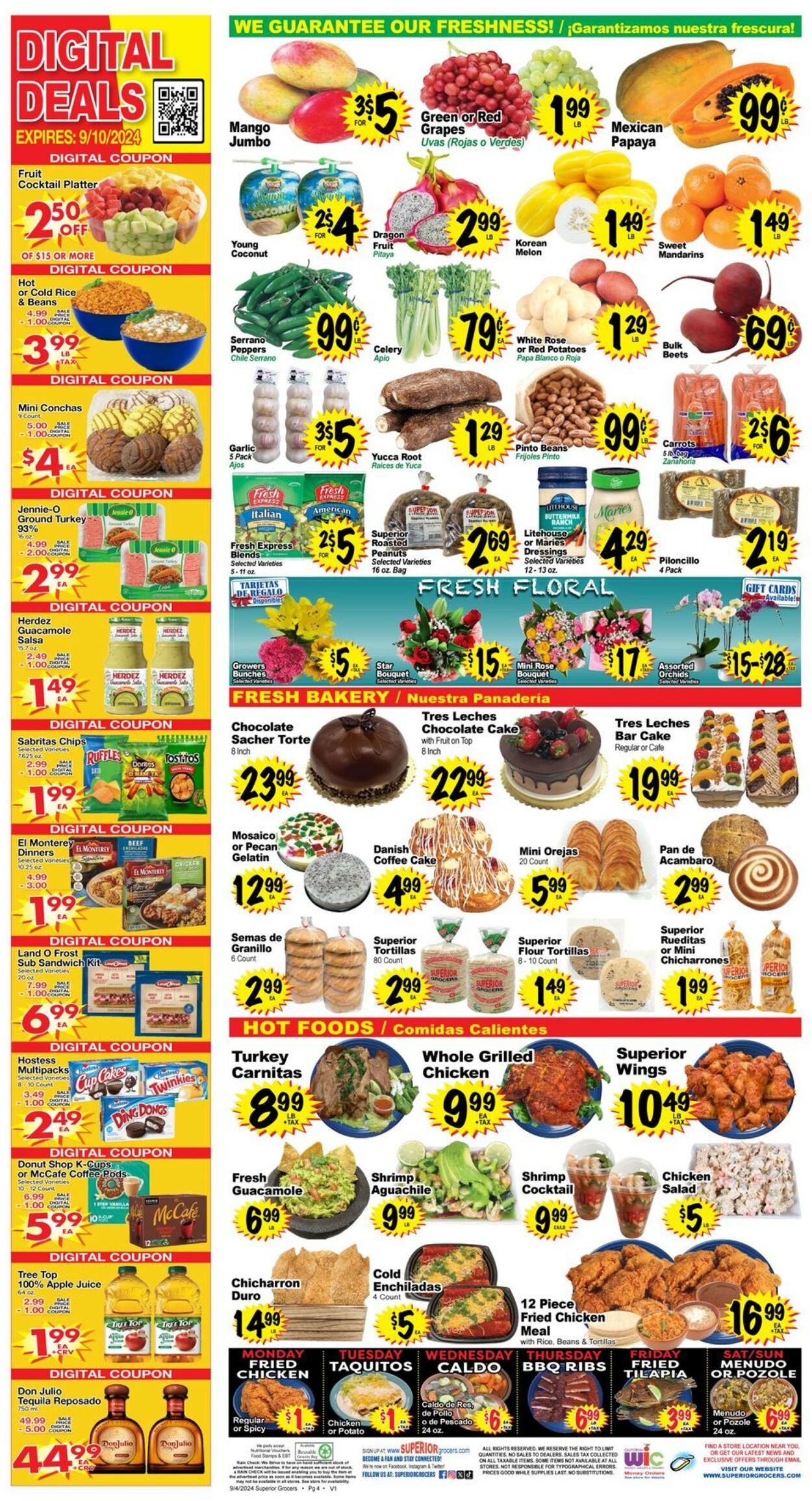 Catalogue Superior Grocers from 09/04/2024