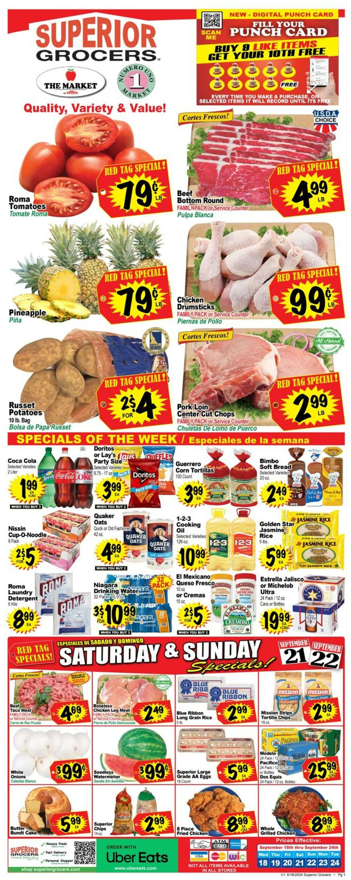 Catalogue Superior Grocers from 09/18/2024