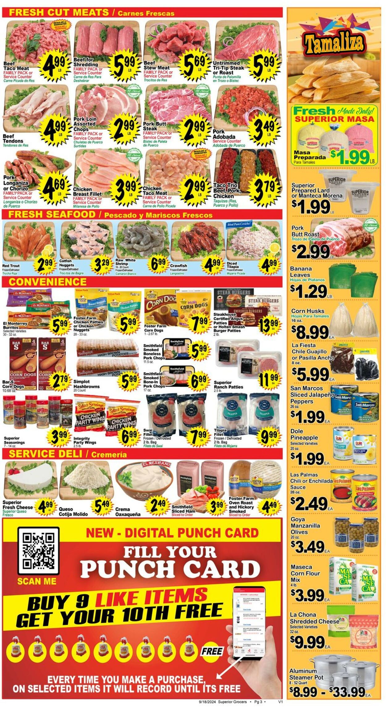 Catalogue Superior Grocers from 09/18/2024