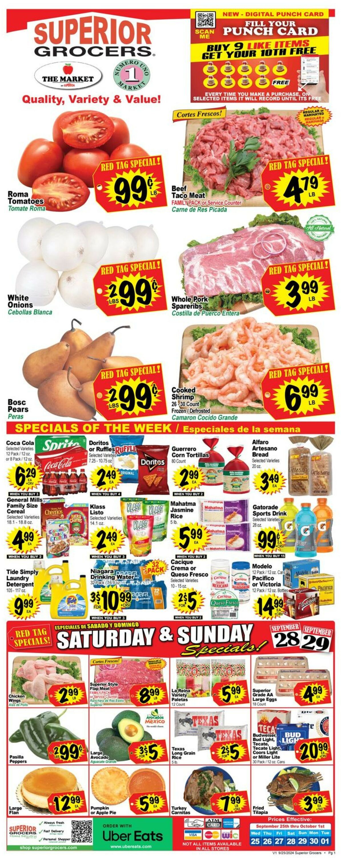 Catalogue Superior Grocers from 09/25/2024