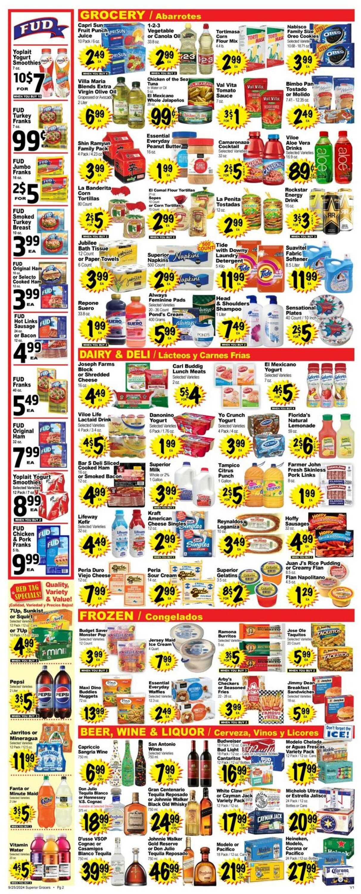 Catalogue Superior Grocers from 09/25/2024