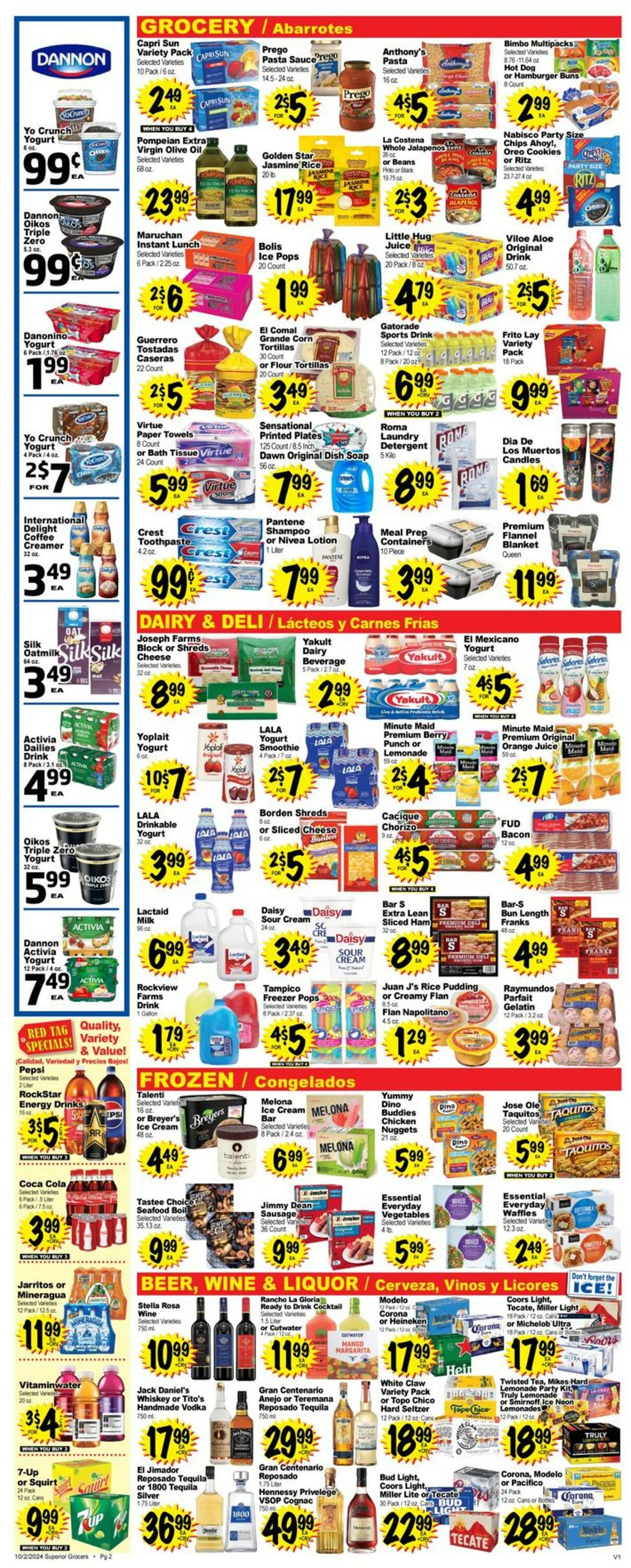 Catalogue Superior Grocers from 10/02/2024