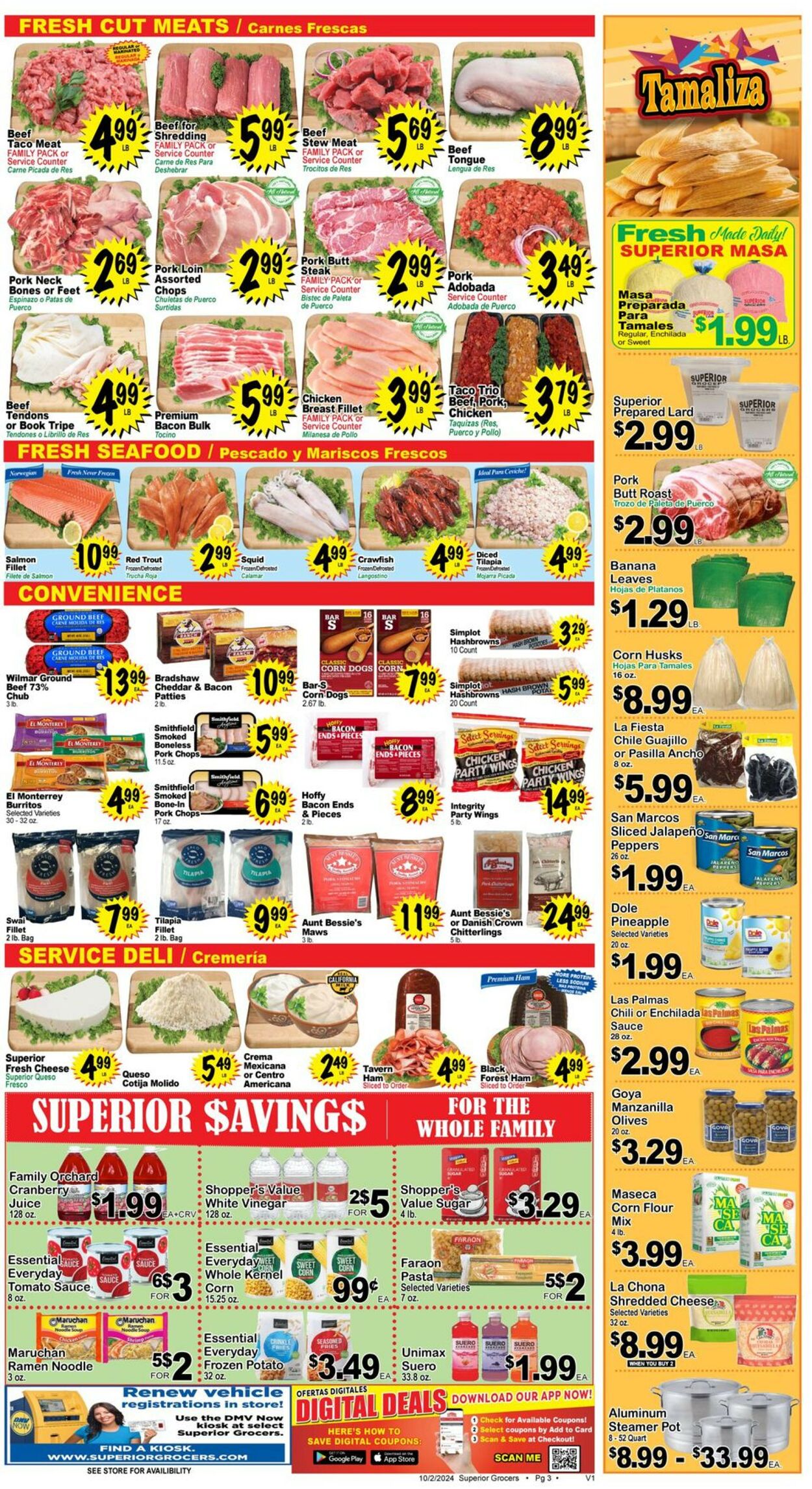 Catalogue Superior Grocers from 10/02/2024