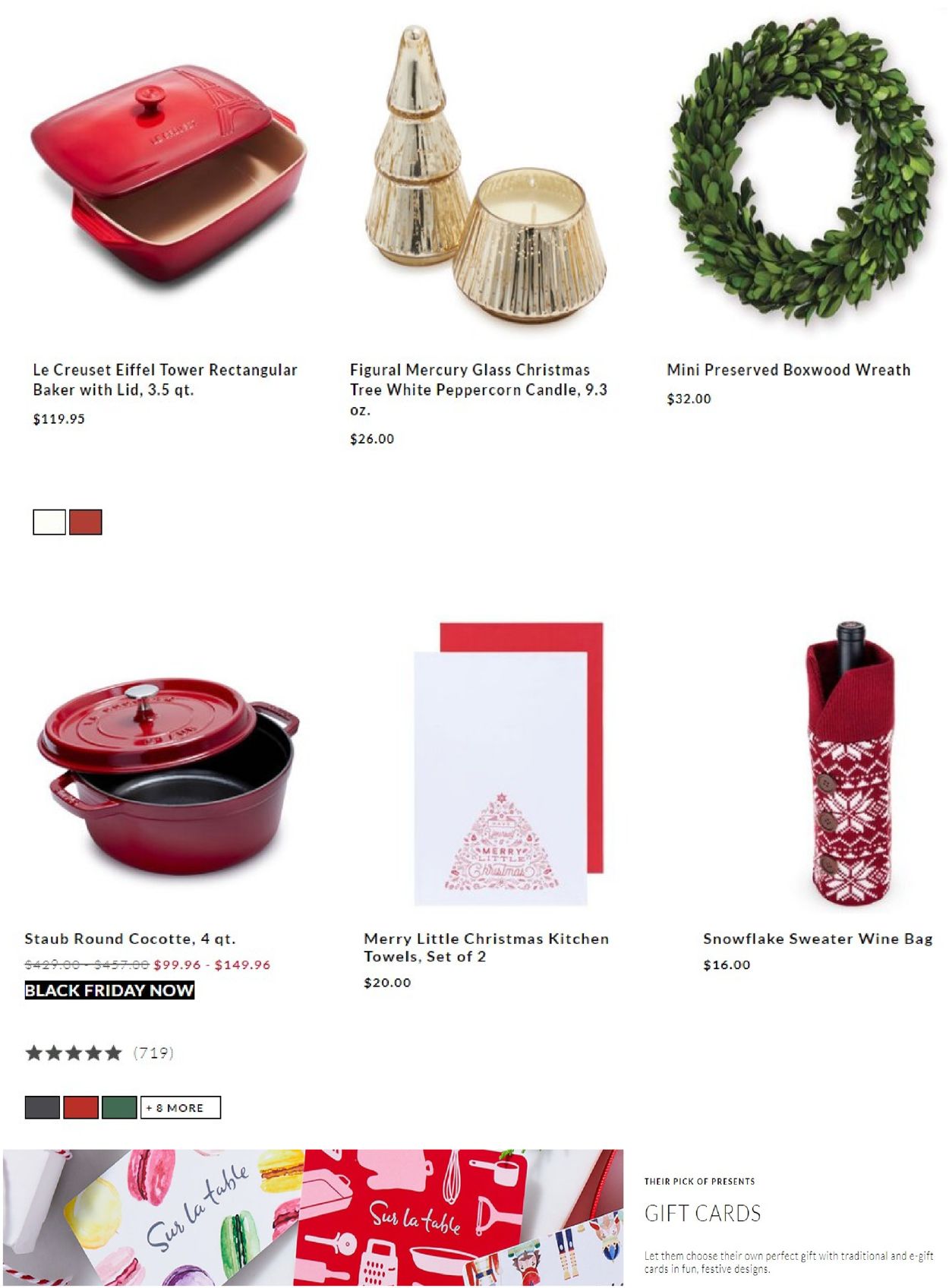 Catalogue Sur La Table Christmas 2020 from 11/26/2020