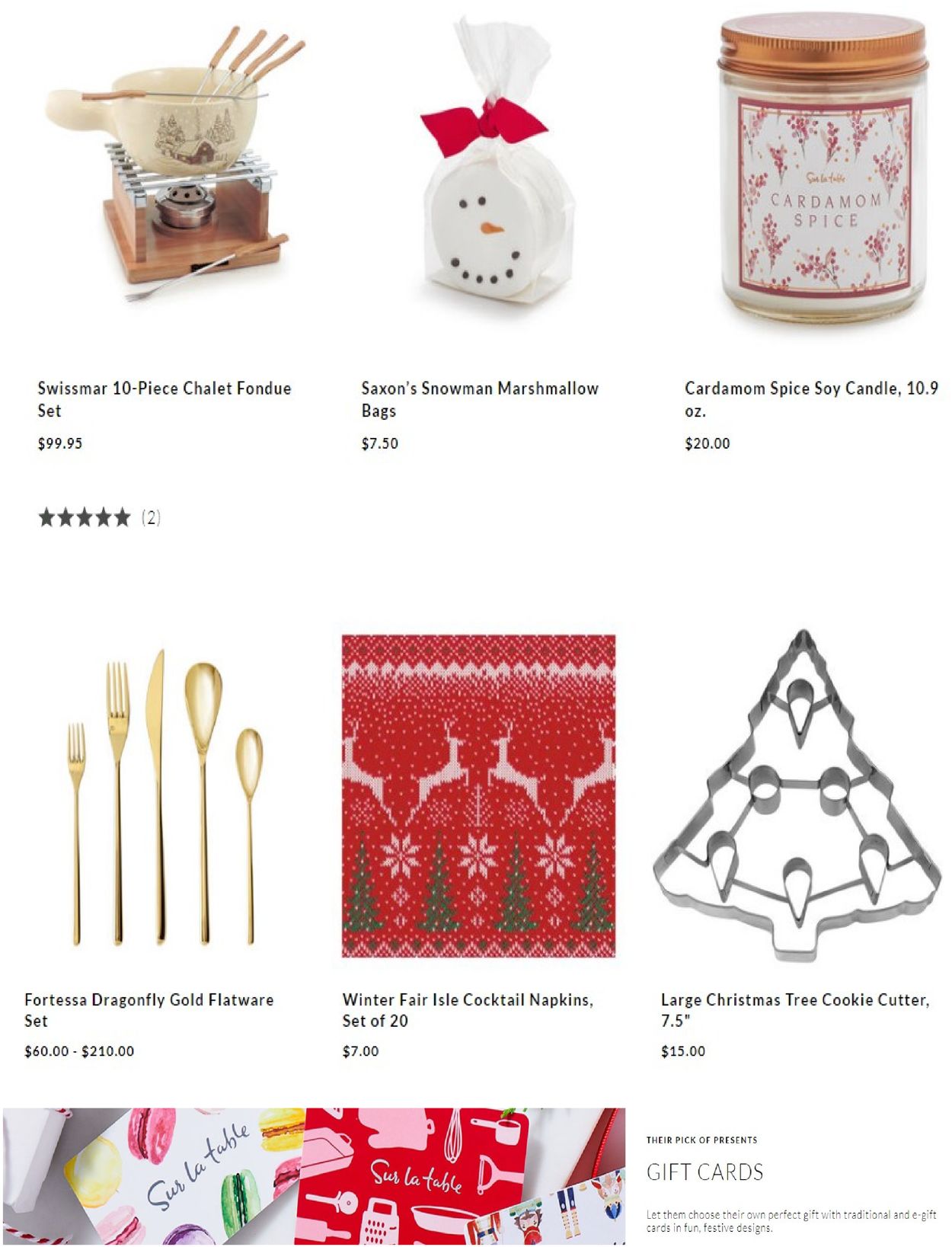 Catalogue Sur La Table Christmas 2020 from 11/26/2020