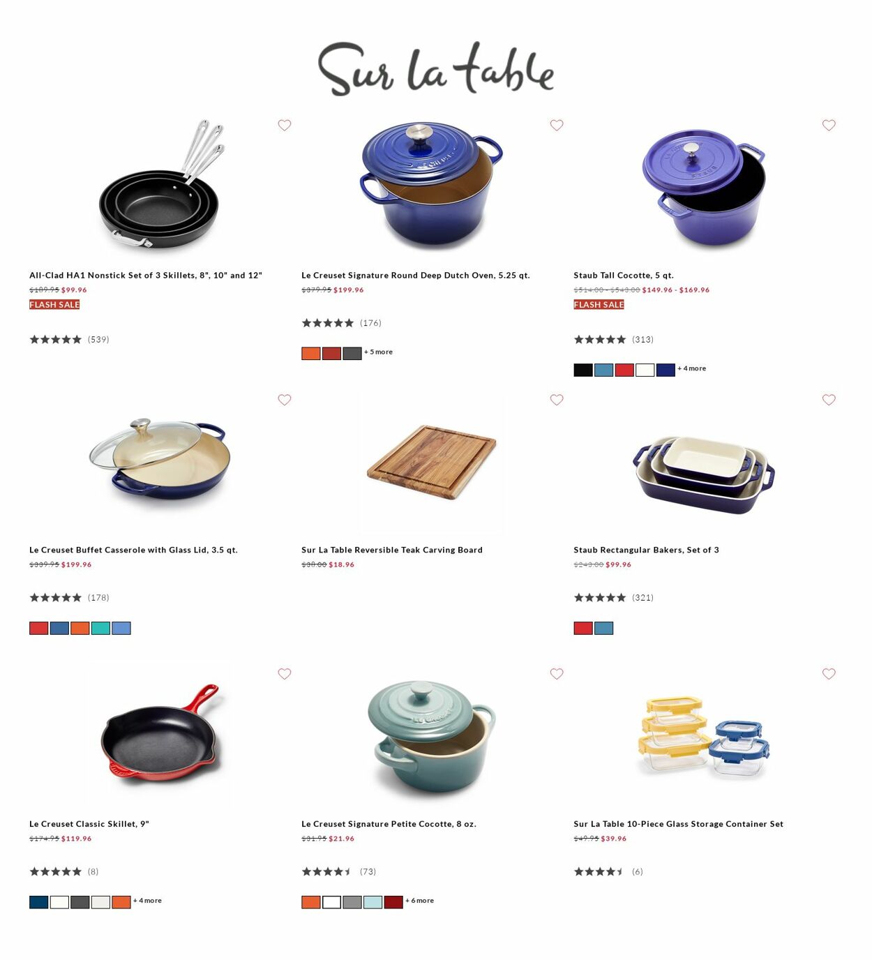 Catalogue Sur La Table from 12/15/2022