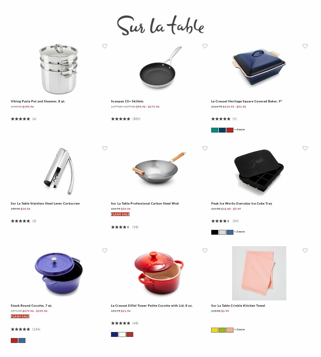 Catalogue Sur La Table from 12/15/2022