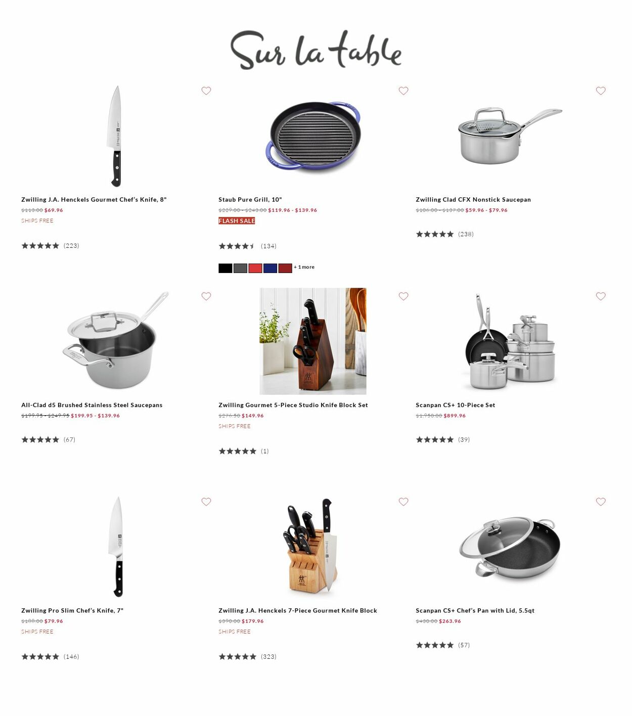 Catalogue Sur La Table from 12/15/2022