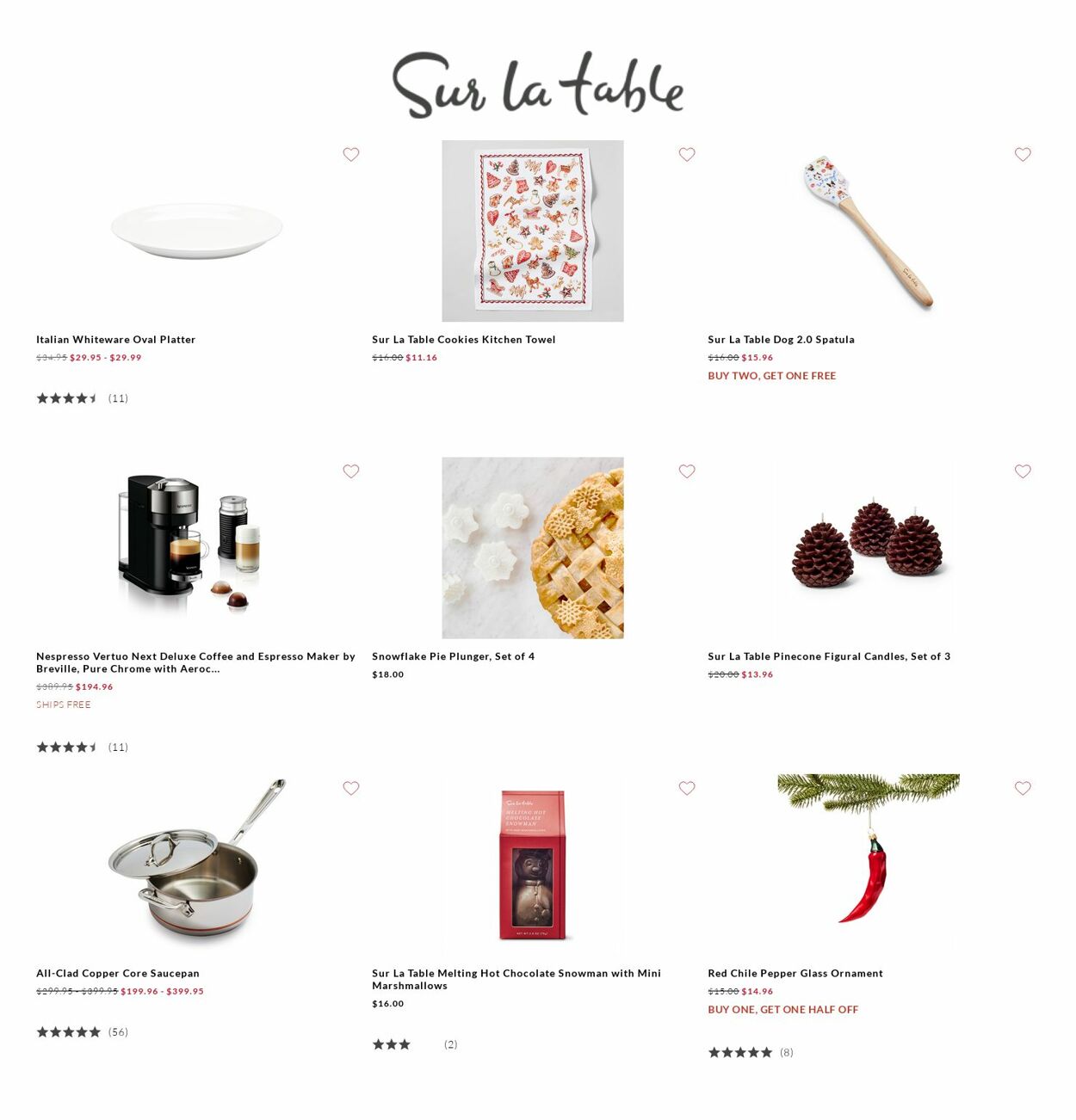 Catalogue Sur La Table from 12/15/2022