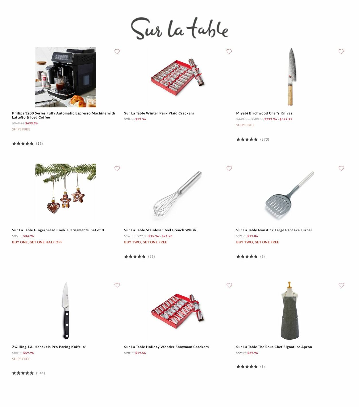 Catalogue Sur La Table from 12/22/2022