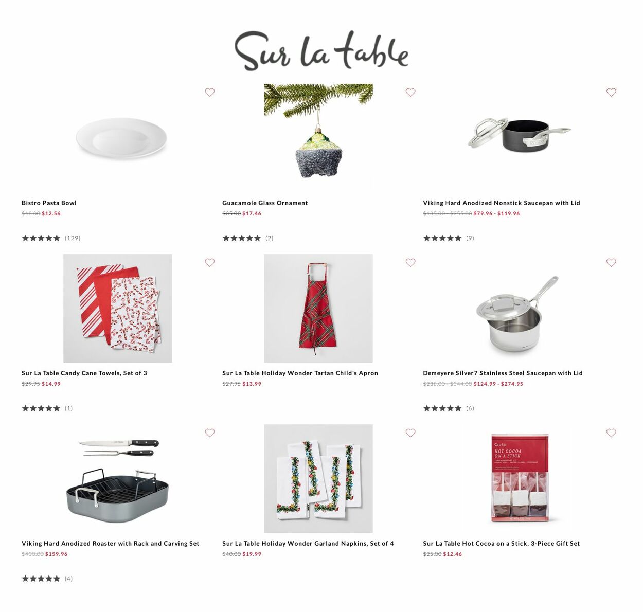 Catalogue Sur La Table from 12/29/2022