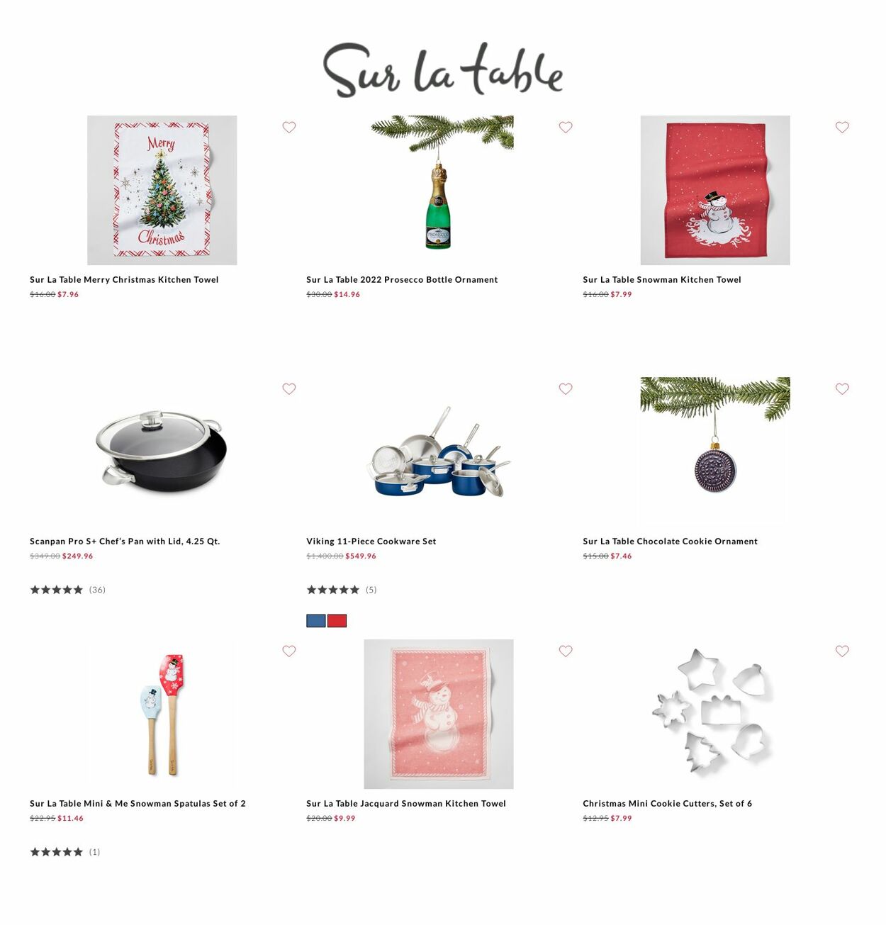 Catalogue Sur La Table from 12/29/2022