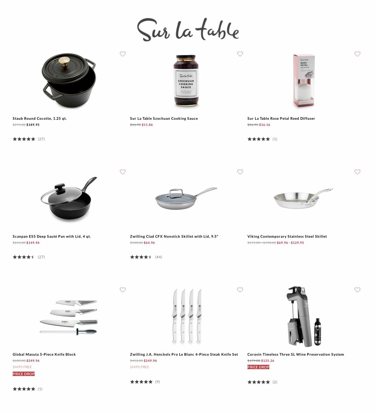 Catalogue Sur La Table from 02/02/2023