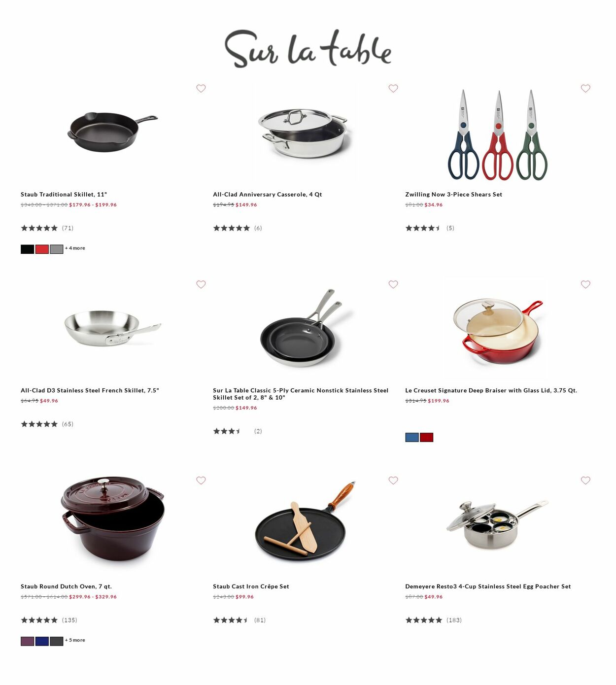 Catalogue Sur La Table from 02/16/2023