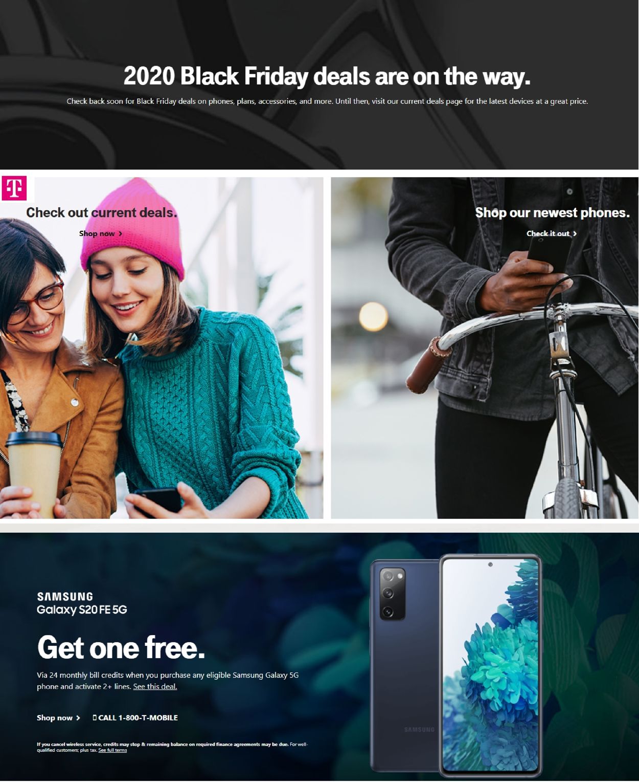 TMobile Black Friday 2020 Current weekly ad 11/12 11/26/2020
