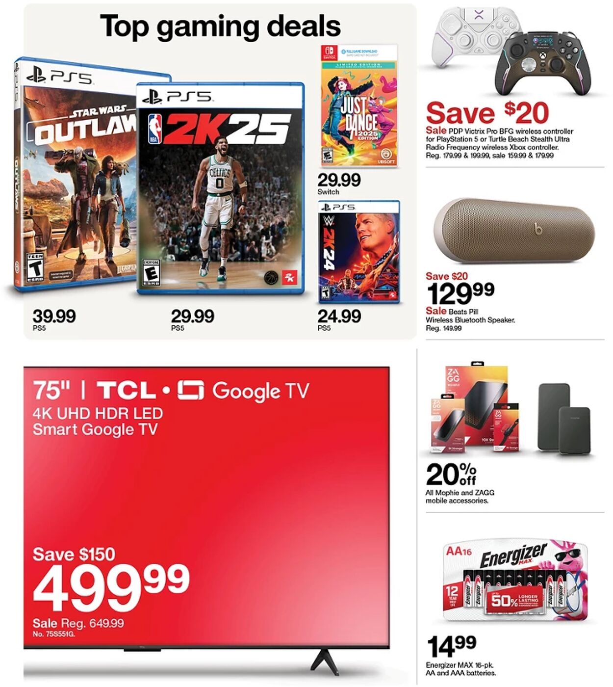 Catalogue Target from 12/29/2024