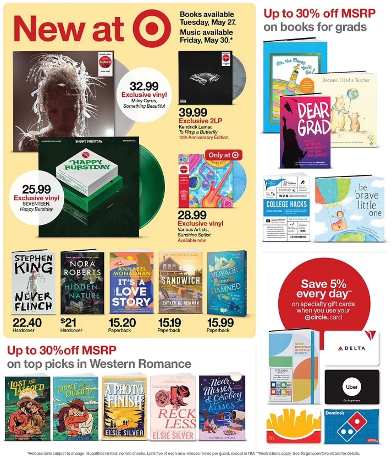 Catalogue Target from 05/25/2025