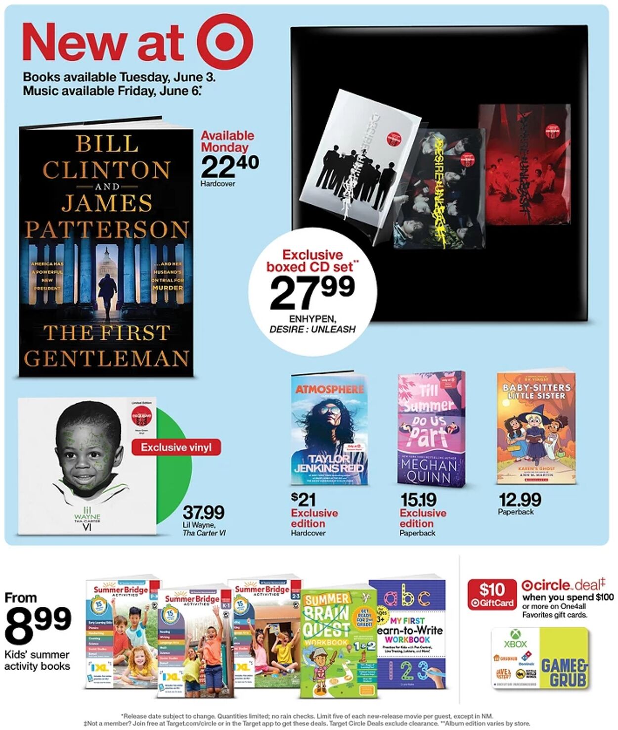 Catalogue Target from 06/01/2025