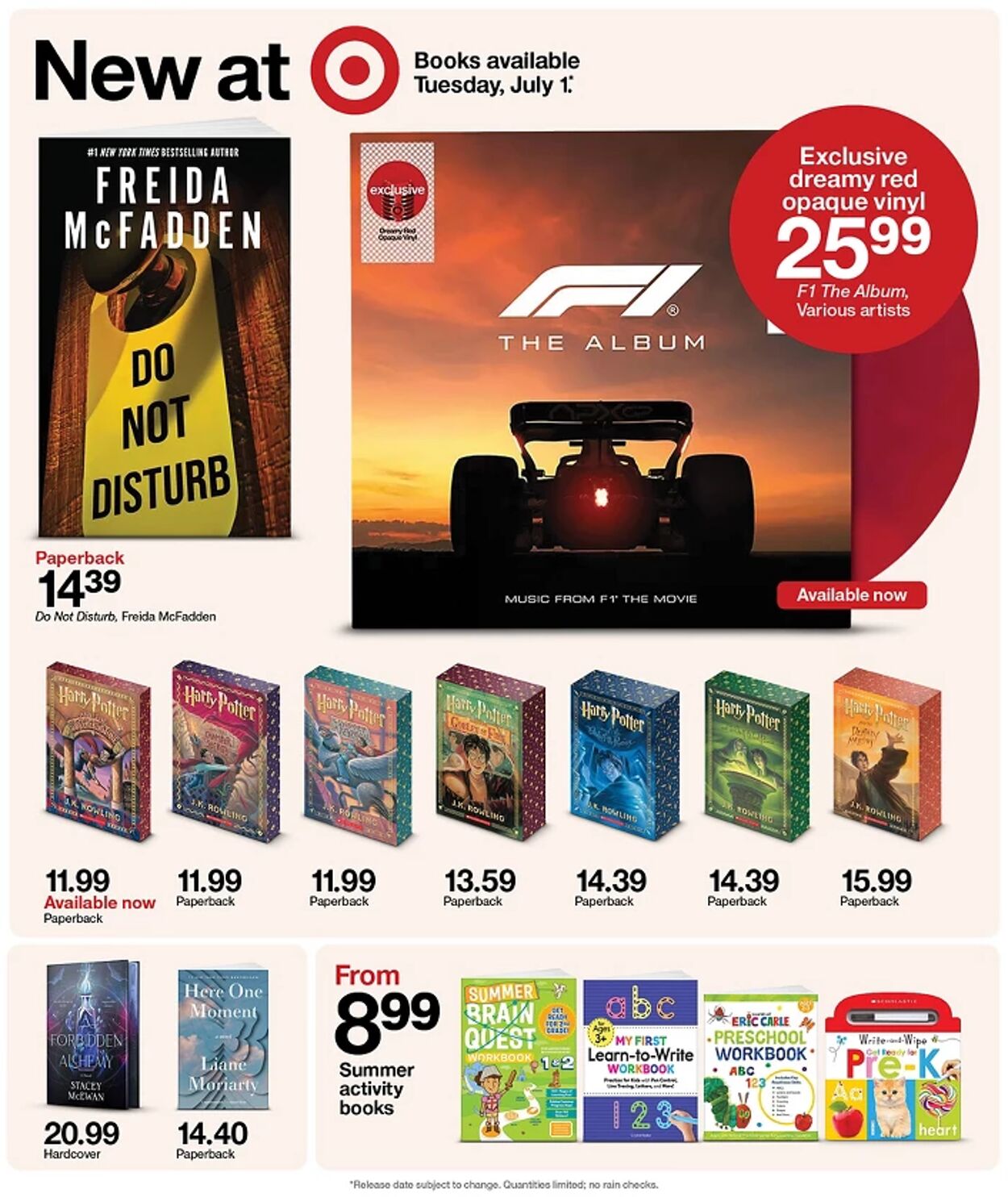 Catalogue Target from 06/29/2025