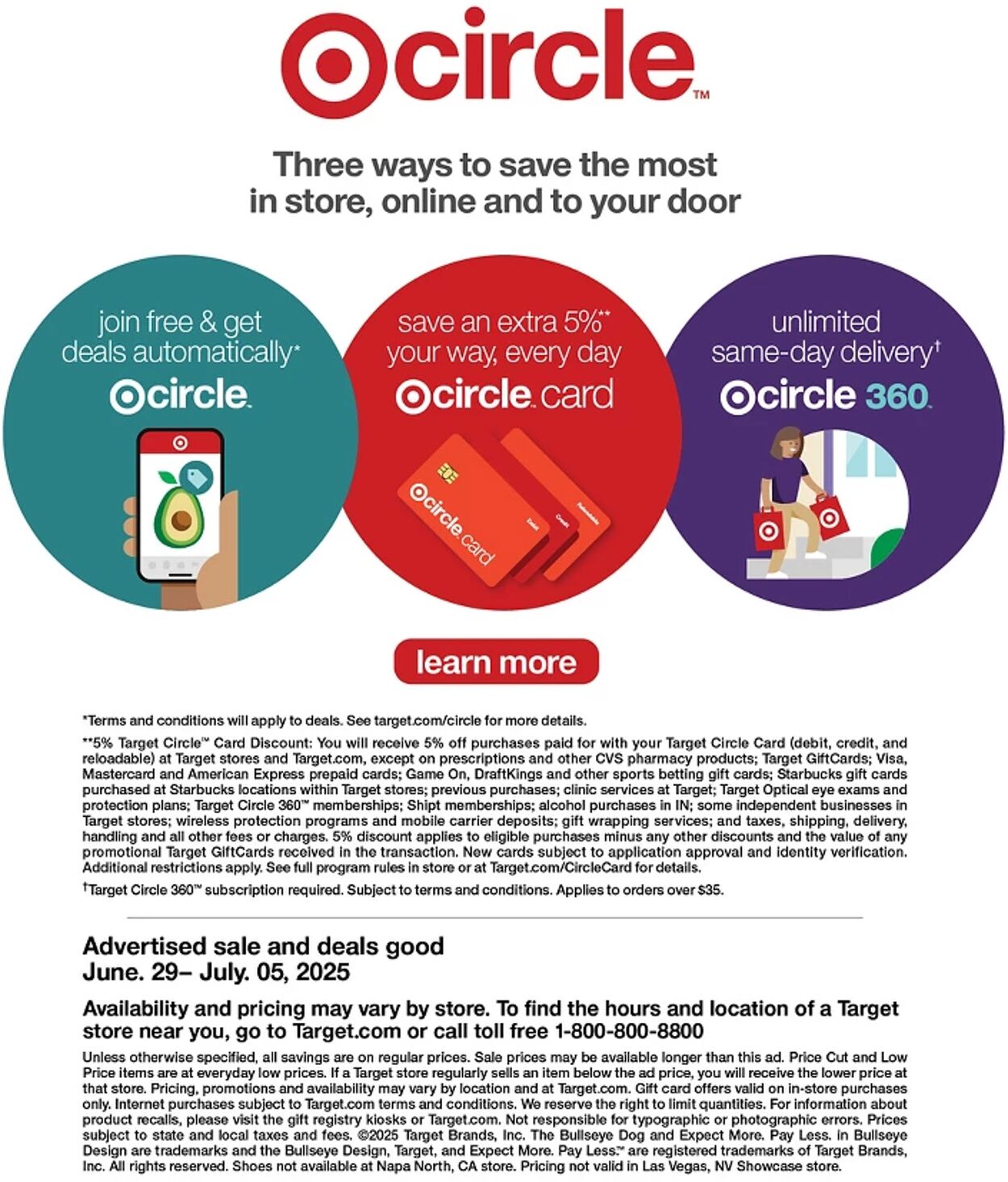 Catalogue Target from 06/29/2025