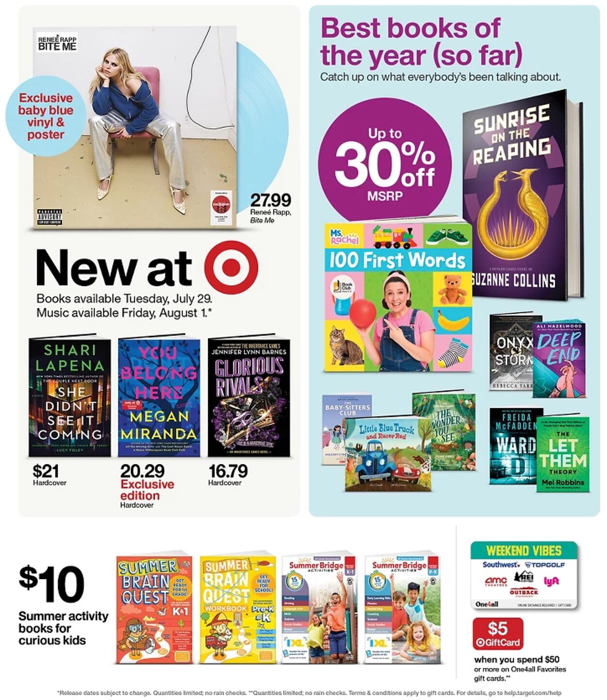 Catalogue Target from 07/27/2025