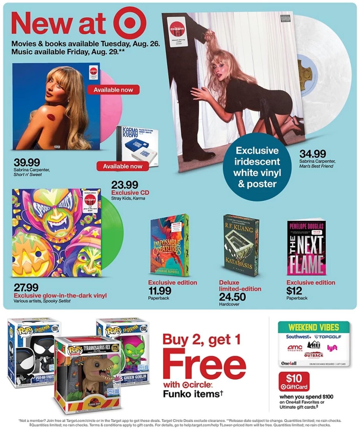 Catalogue Target from 08/24/2025