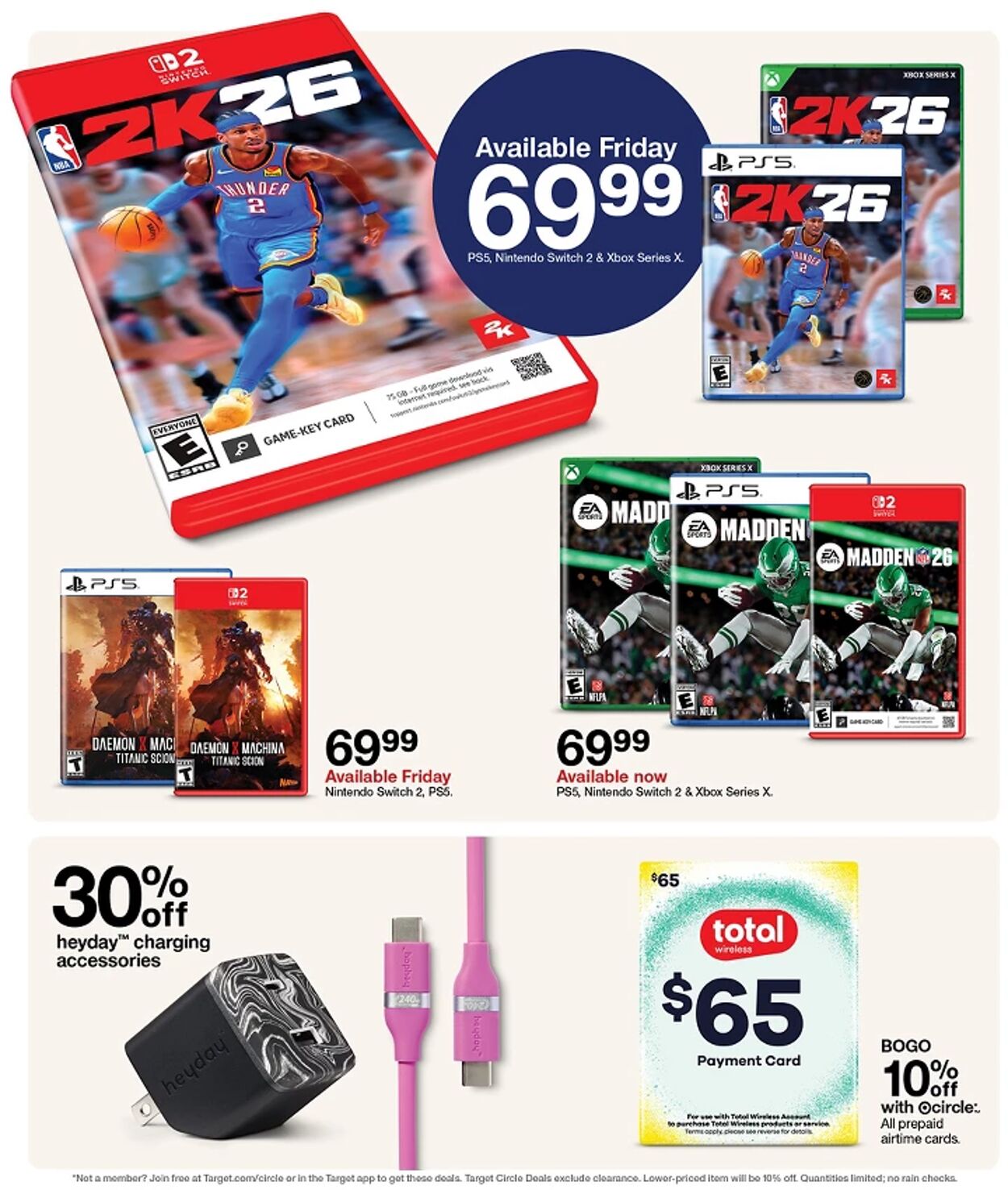 Catalogue Target from 08/31/2025
