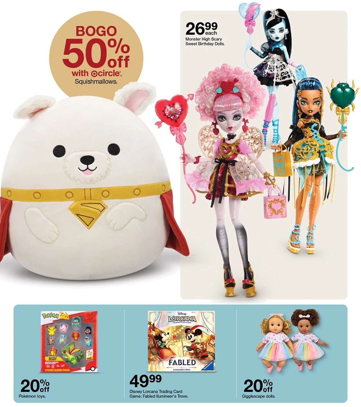 Catalogue Target from 09/07/2025