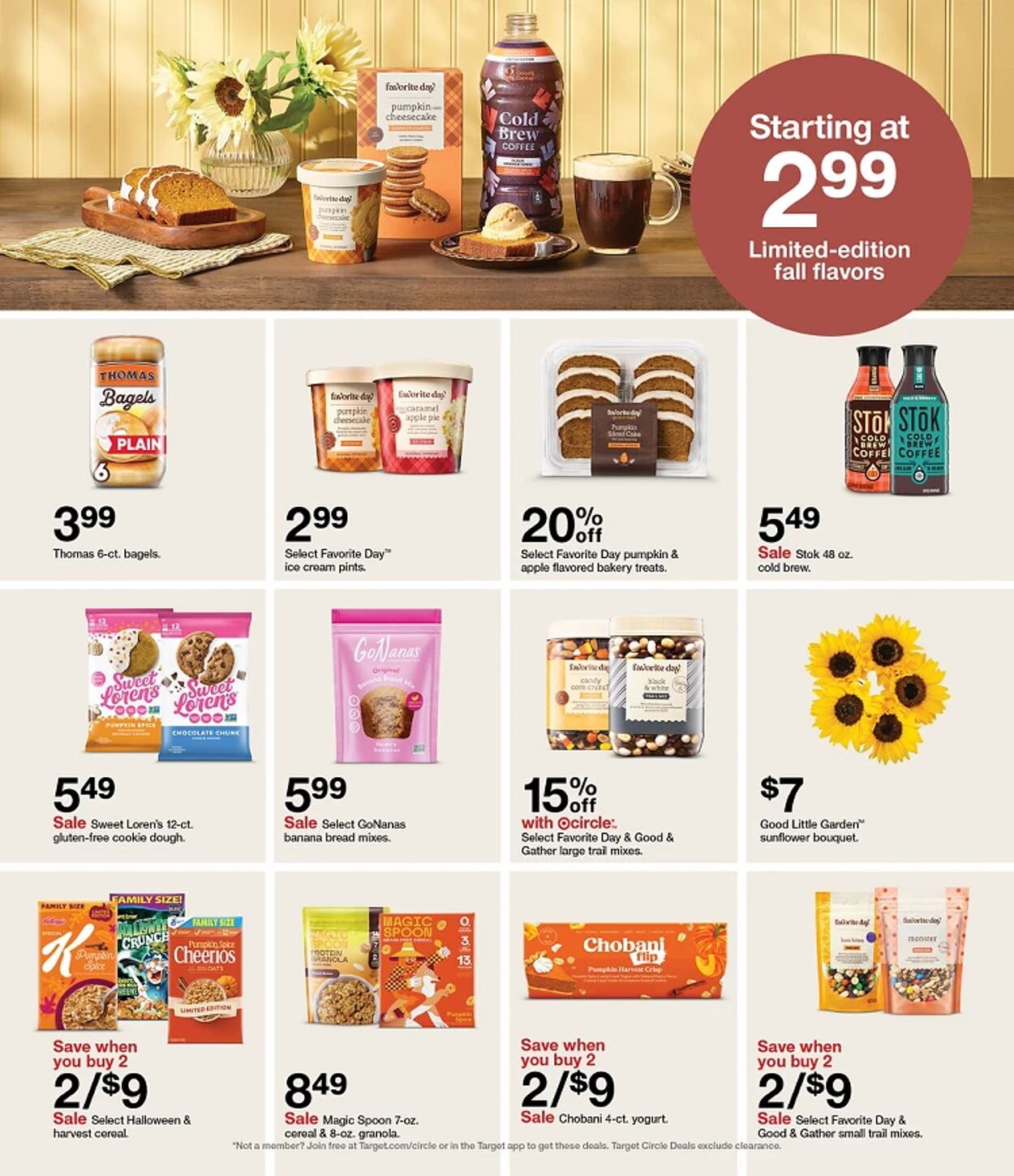 Catalogue Target from 09/21/2025