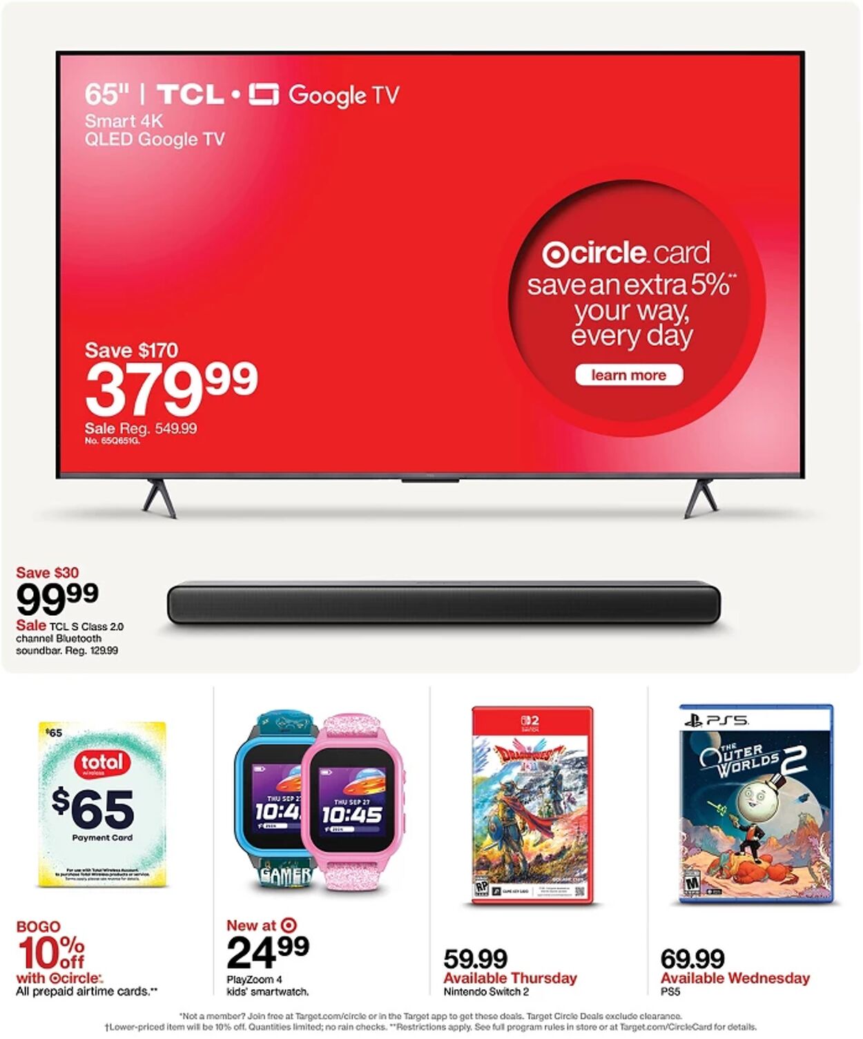 Catalogue Target from 10/26/2025