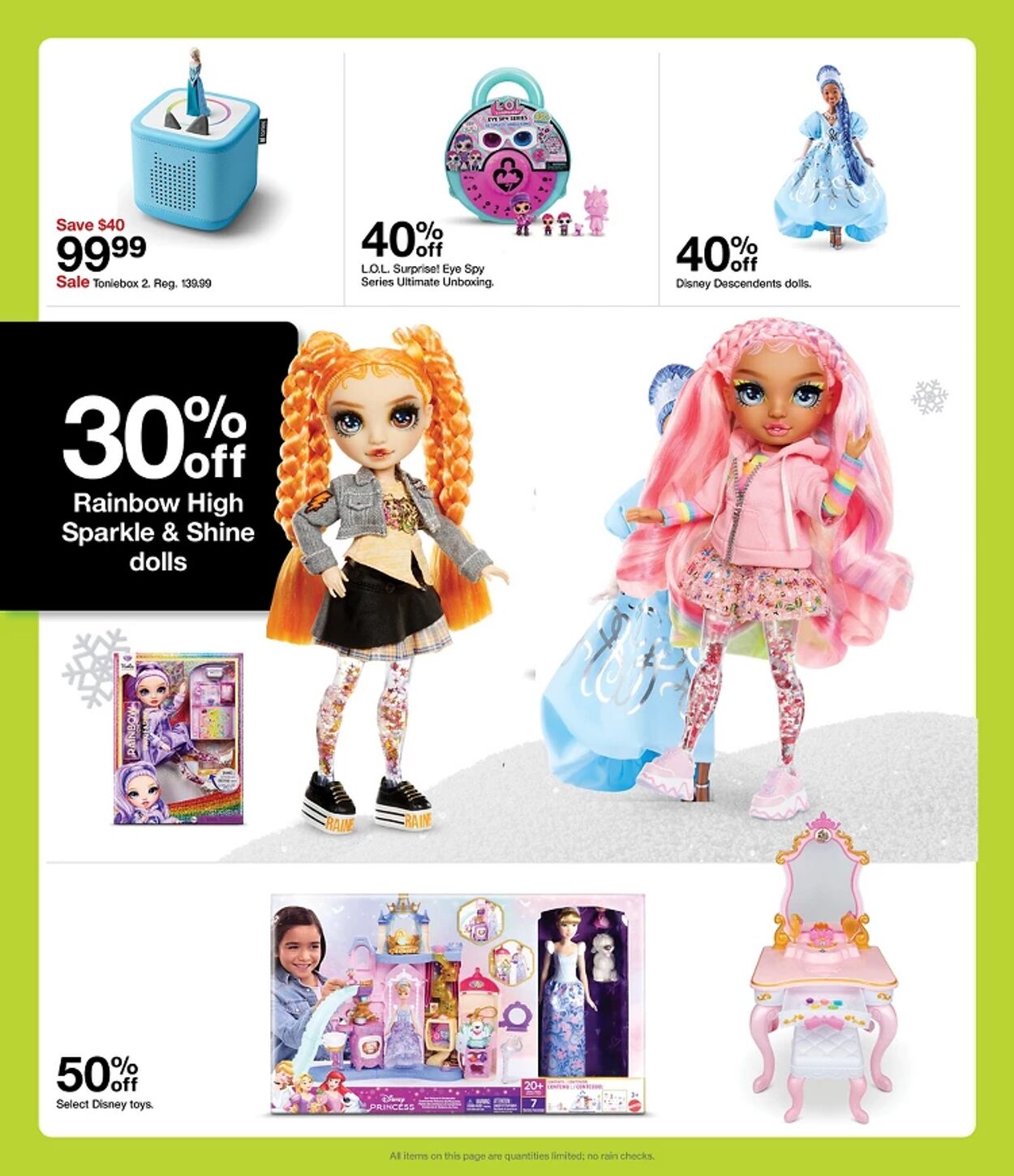 Catalogue Target from 11/23/2025