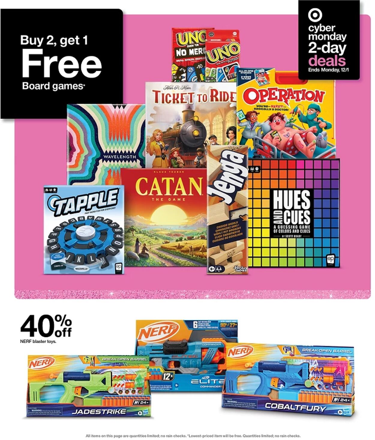 Catalogue Target from 11/30/2025