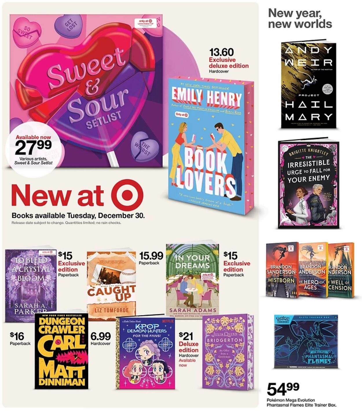 Catalogue Target from 12/28/2025