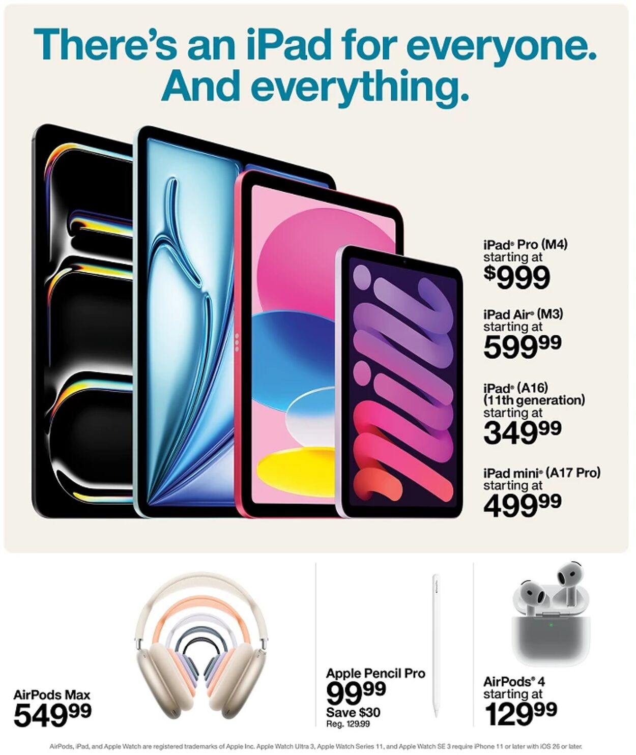 Catalogue Target from 01/25/2026