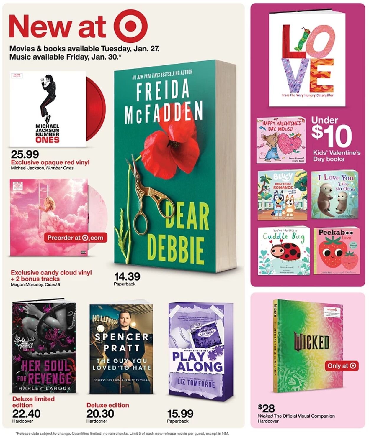 Catalogue Target from 01/25/2026