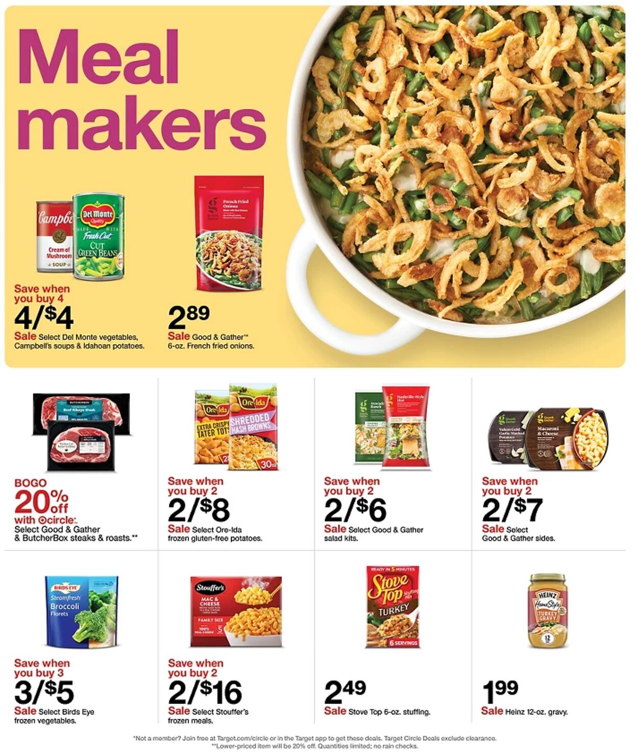 Catalogue Target from 03/29/2026