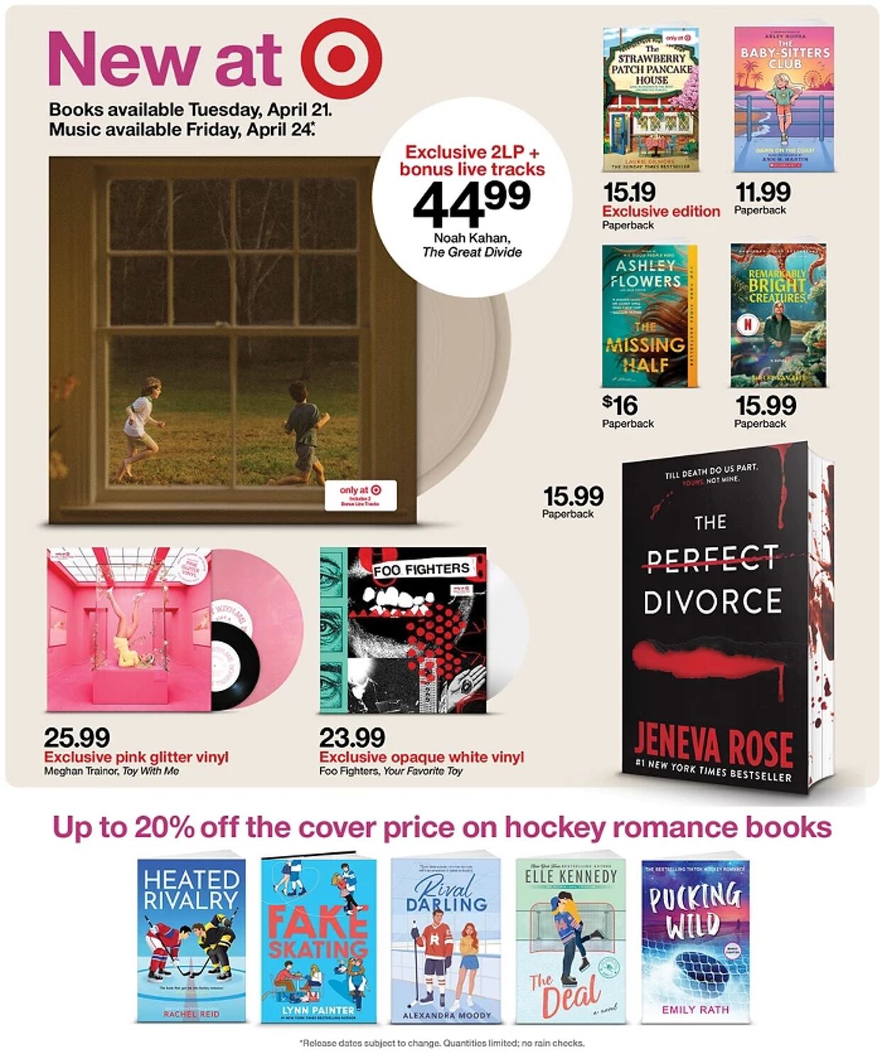 Catalogue Target from 04/19/2026